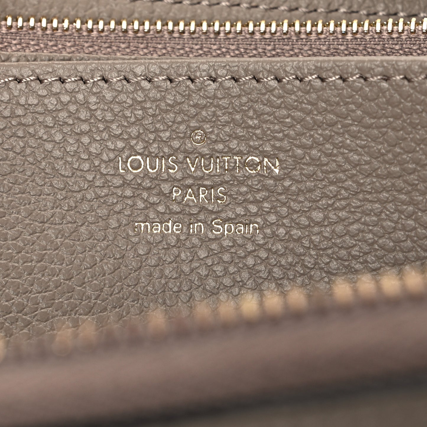 Empreinte Monogram Giant Zippy Wallet Tourterelle Creme