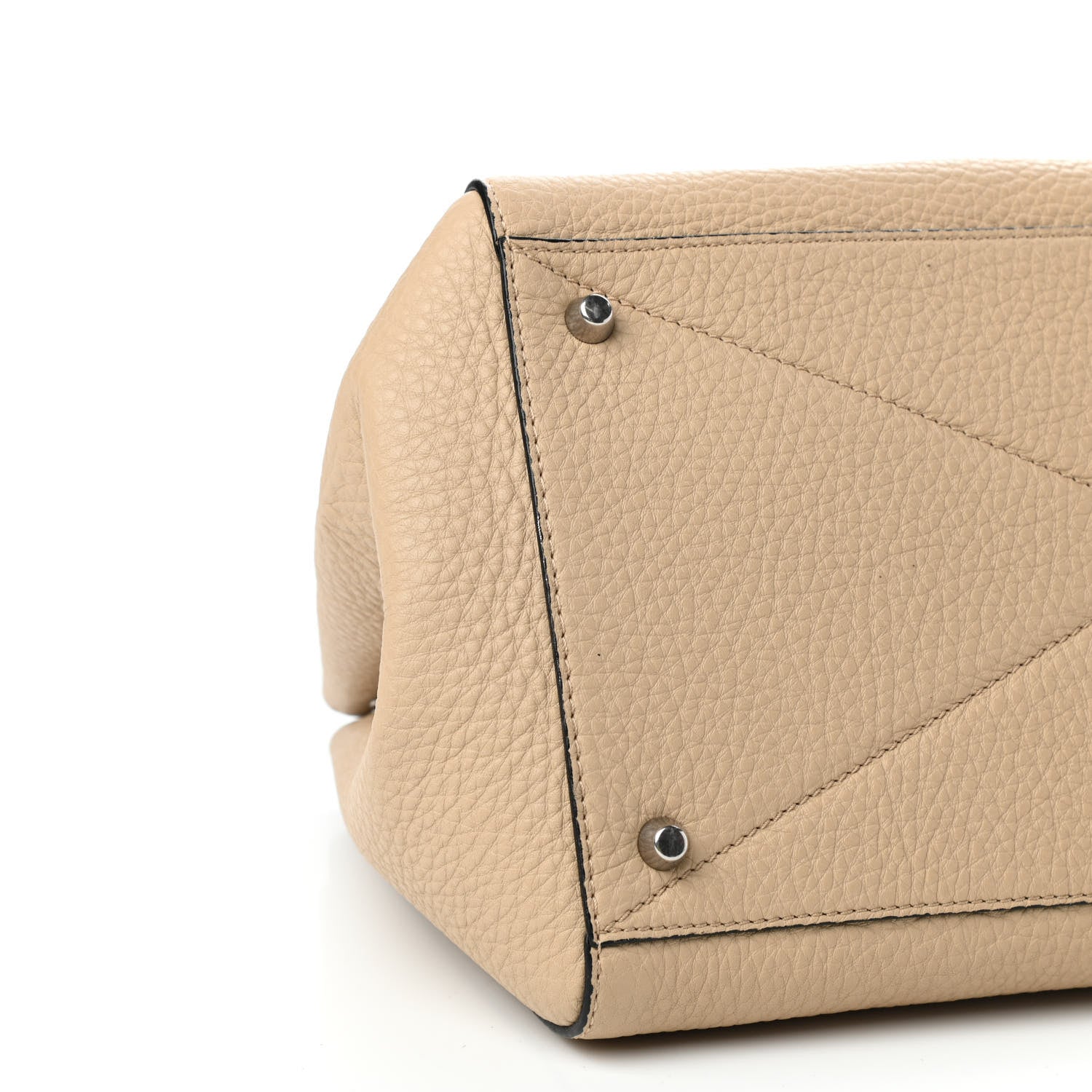 Marc Jacobs Textured Calfskin Satchel Beige 7 of 9
