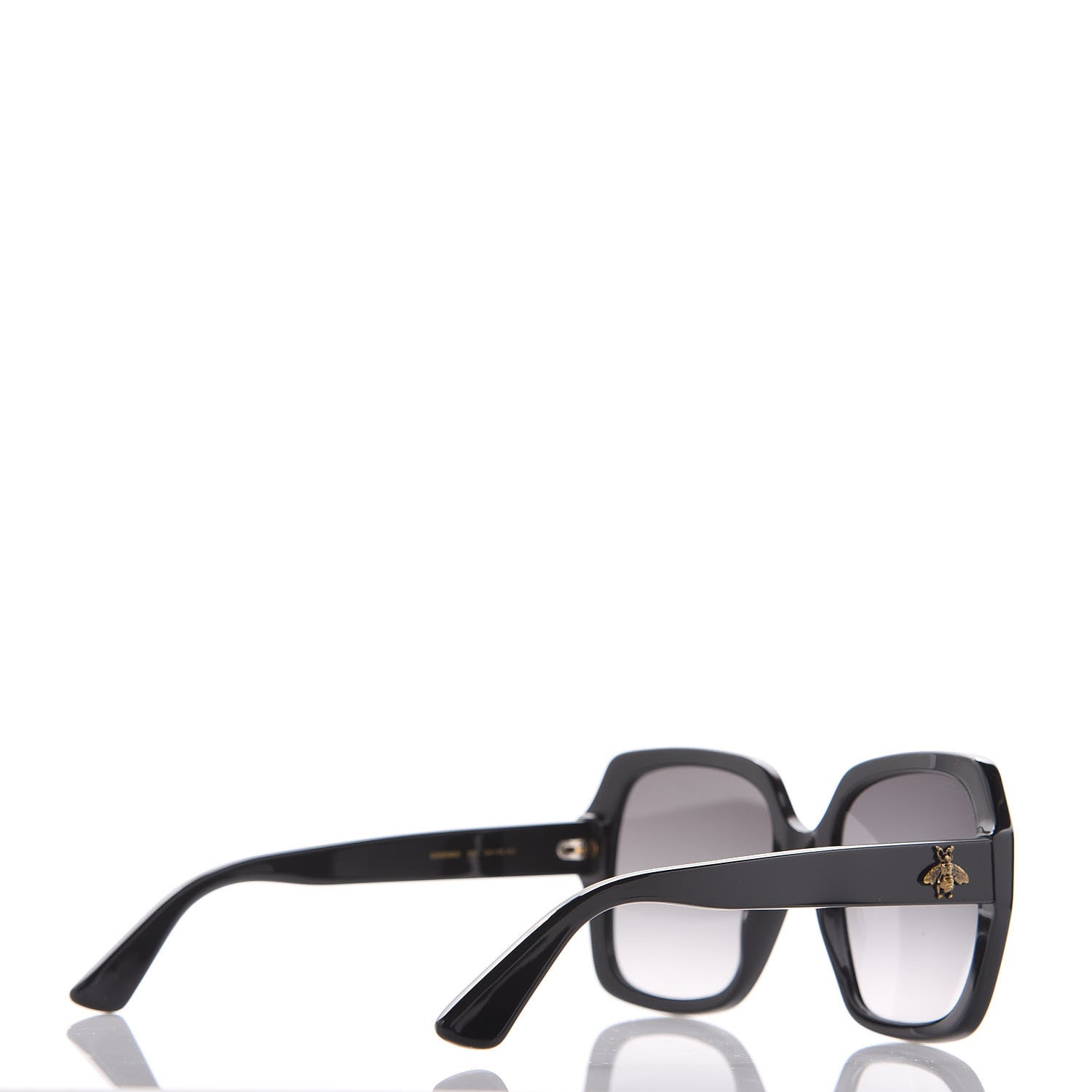 Gucci Acetate Square Frame GG0096S Sunglasses Black 4 of 7