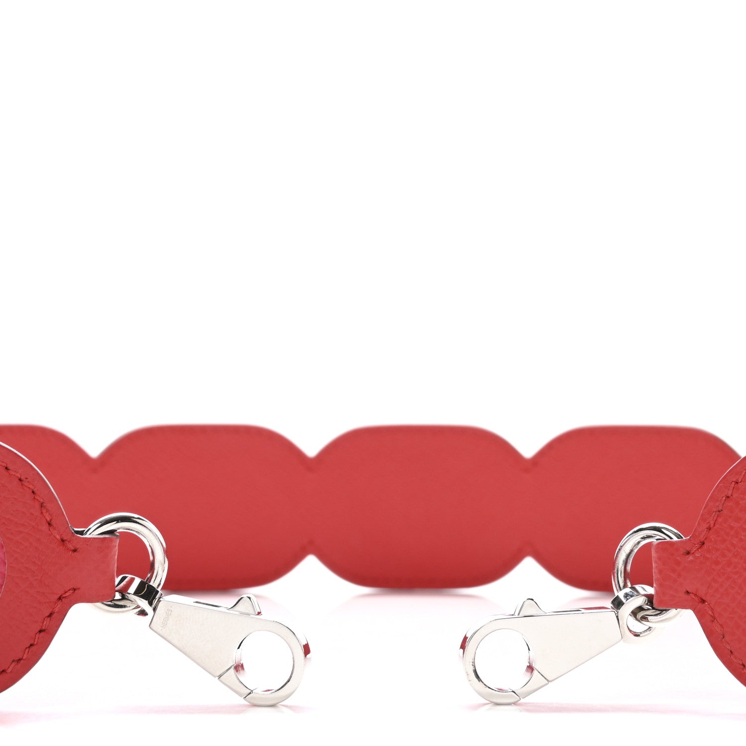 Hermes Epsom Maillons Shoulder Strap Rouge De Coeur Rose Extreme 3 of 6