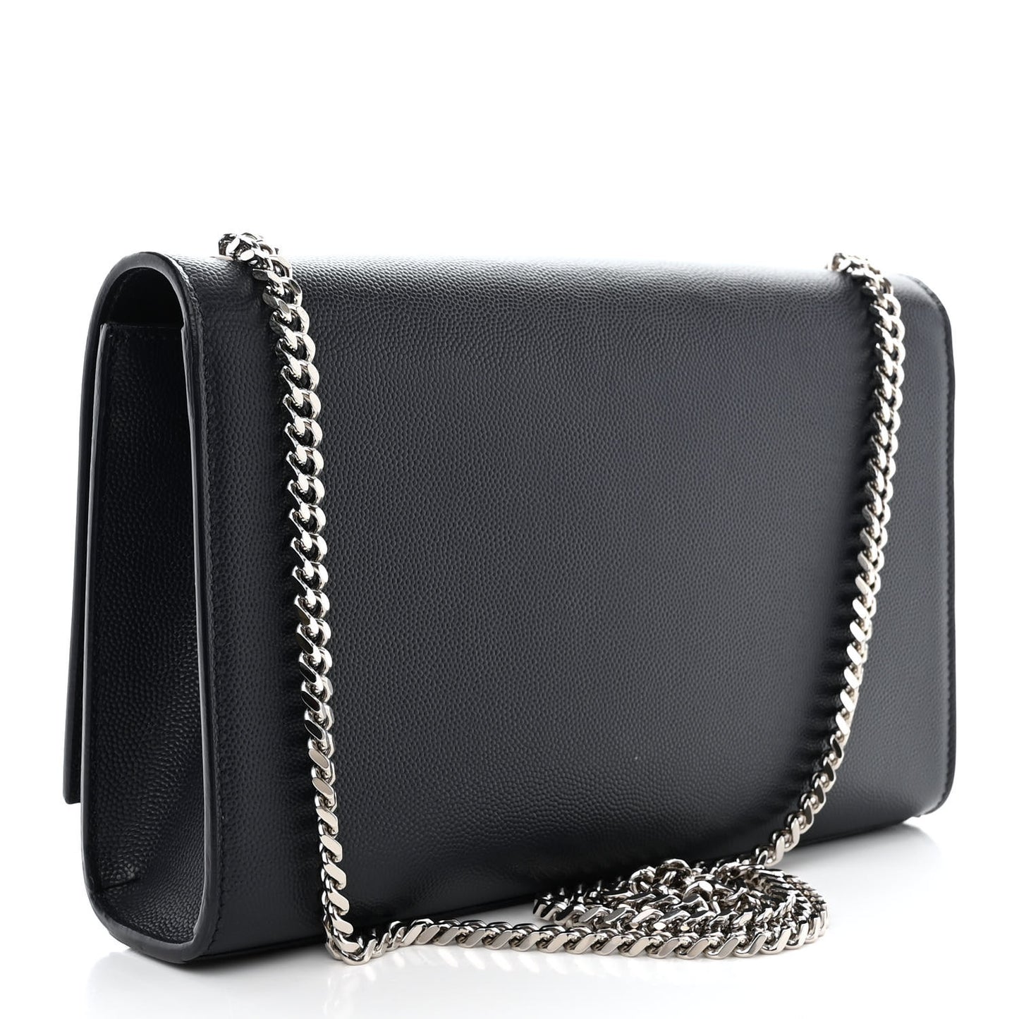 Grain De Poudre Medium Classic Monogram Kate Satchel Deep Marine