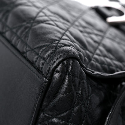 Christian Dior Lambskin Cannage Large Stardust Backpack Black 10 of 12