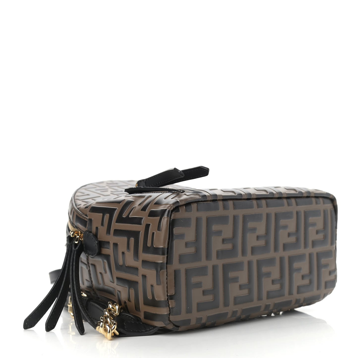 Vitello Bi-Color FF 1974 Embossed Mini Backpack Maya Black