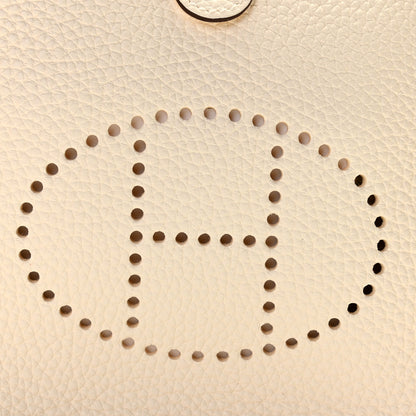 Hermes Taurillon Clemence Amazone Evelyne TPM Nata Craie 5 of 8