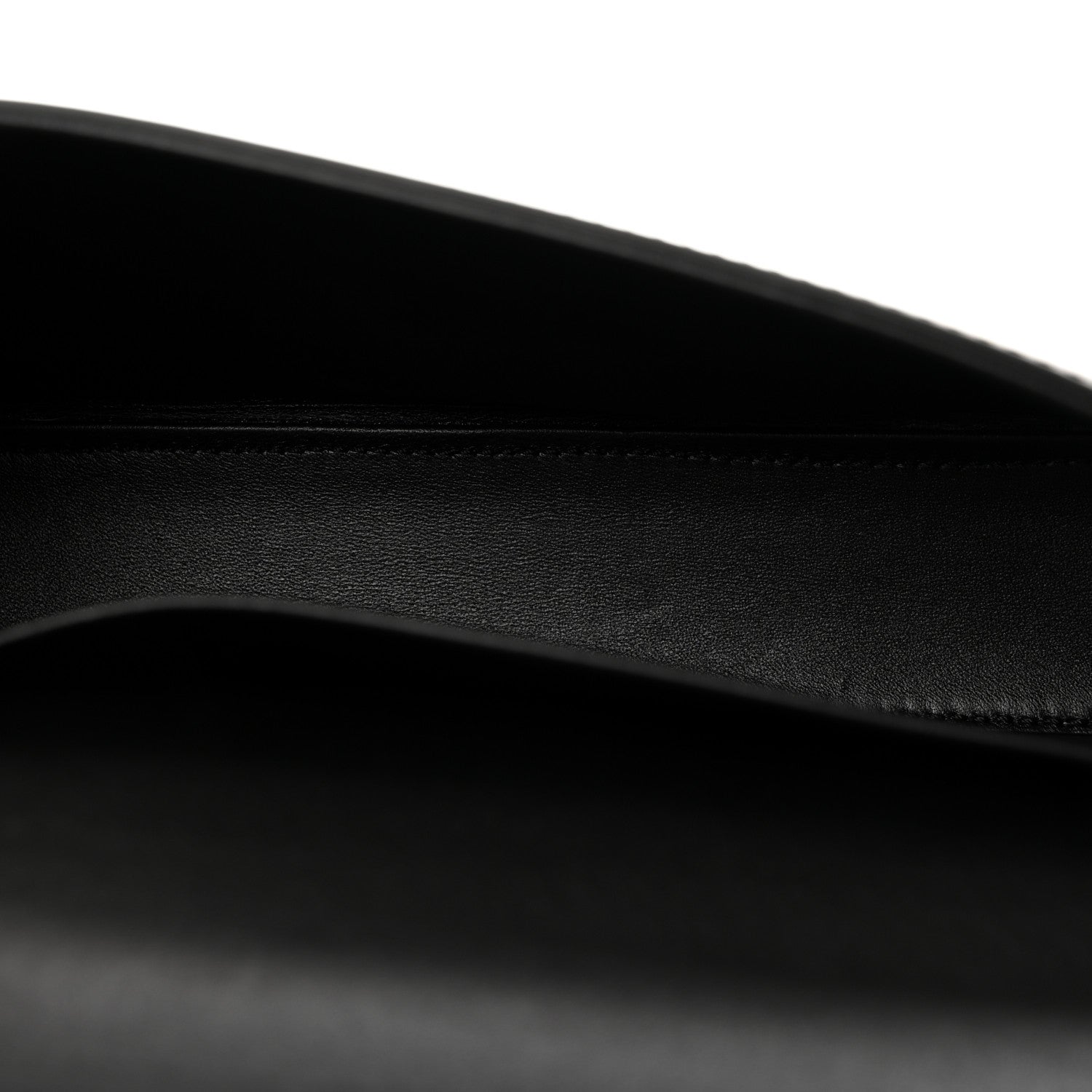 Celine Shiny Calfskin Triomphe Chain Shoulder Bag Black 5 of 10