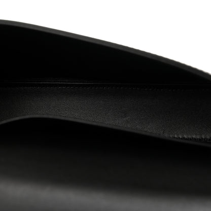 Celine Shiny Calfskin Triomphe Chain Shoulder Bag Black 5 of 10