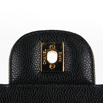 Chanel Caviar Quilted Jumbo Double Flap Black 6 of 9