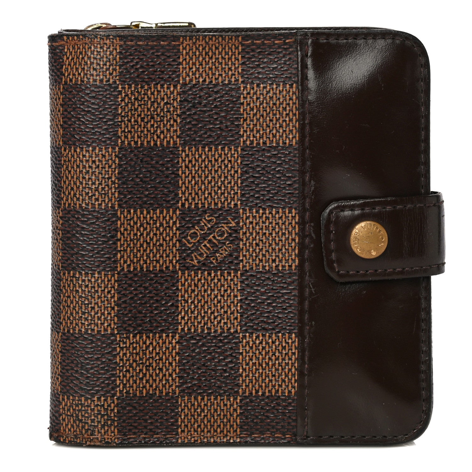 Louis Vuitton Damier Ebene Zippe Zipped Compact Wallet 1 of 10