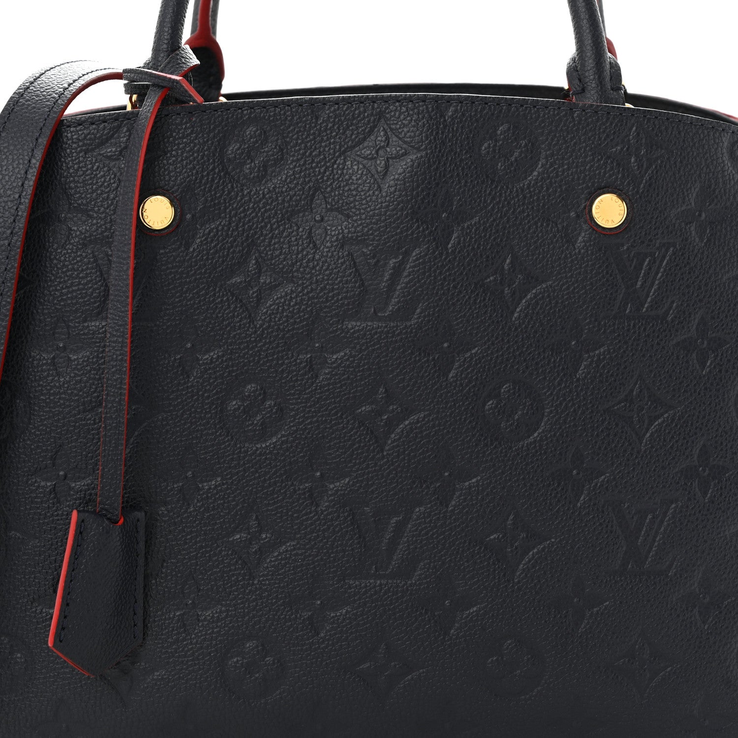 Louis Vuitton Empreinte Montaigne MM Marine Rouge 8 of 11