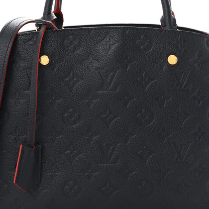 Louis Vuitton Empreinte Montaigne MM Marine Rouge 8 of 11