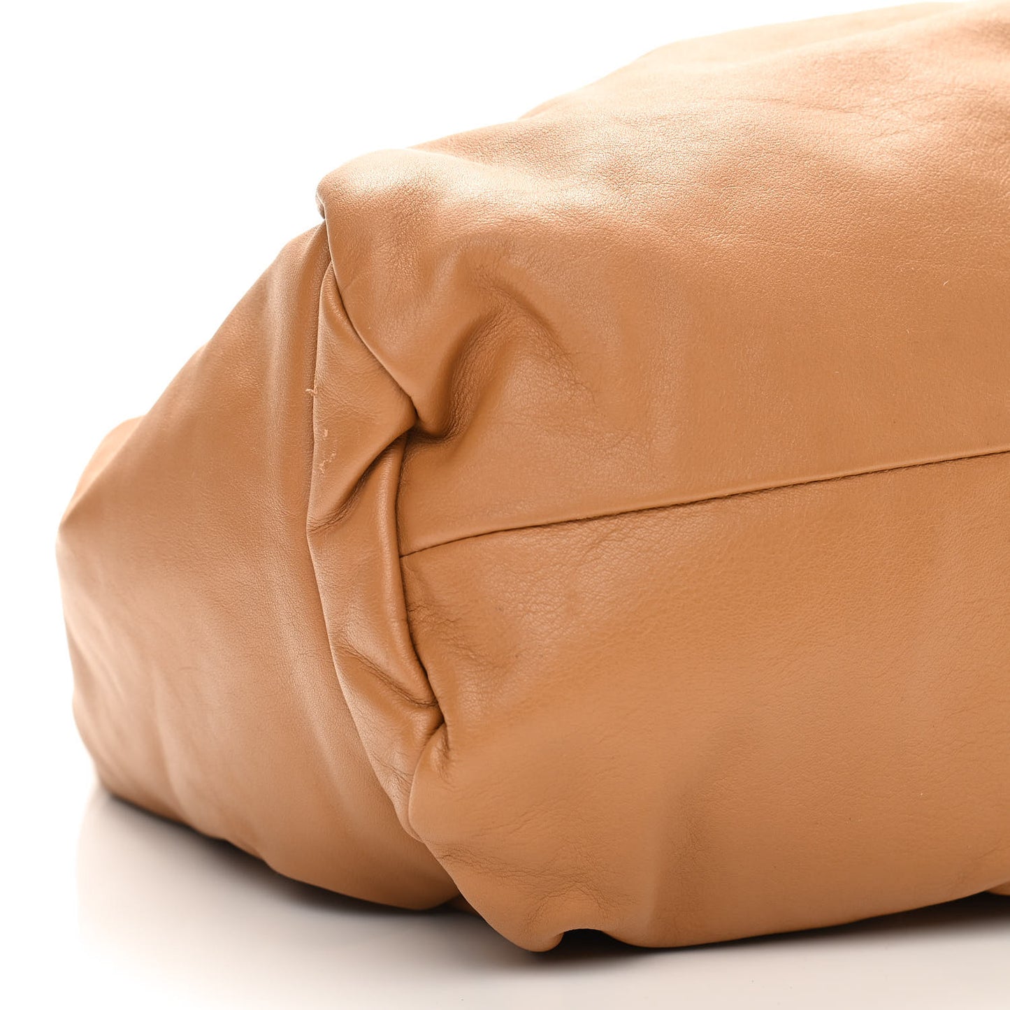 Smooth Butter Calfskin Small The Shoulder Pouch Teak