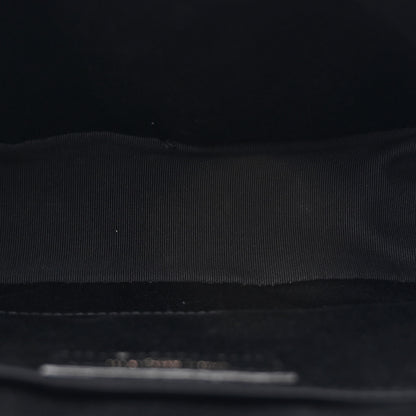 Saint Laurent Calfskin Matelasse Monogram Monochrome Lou Camera Bag Black 5 of 10