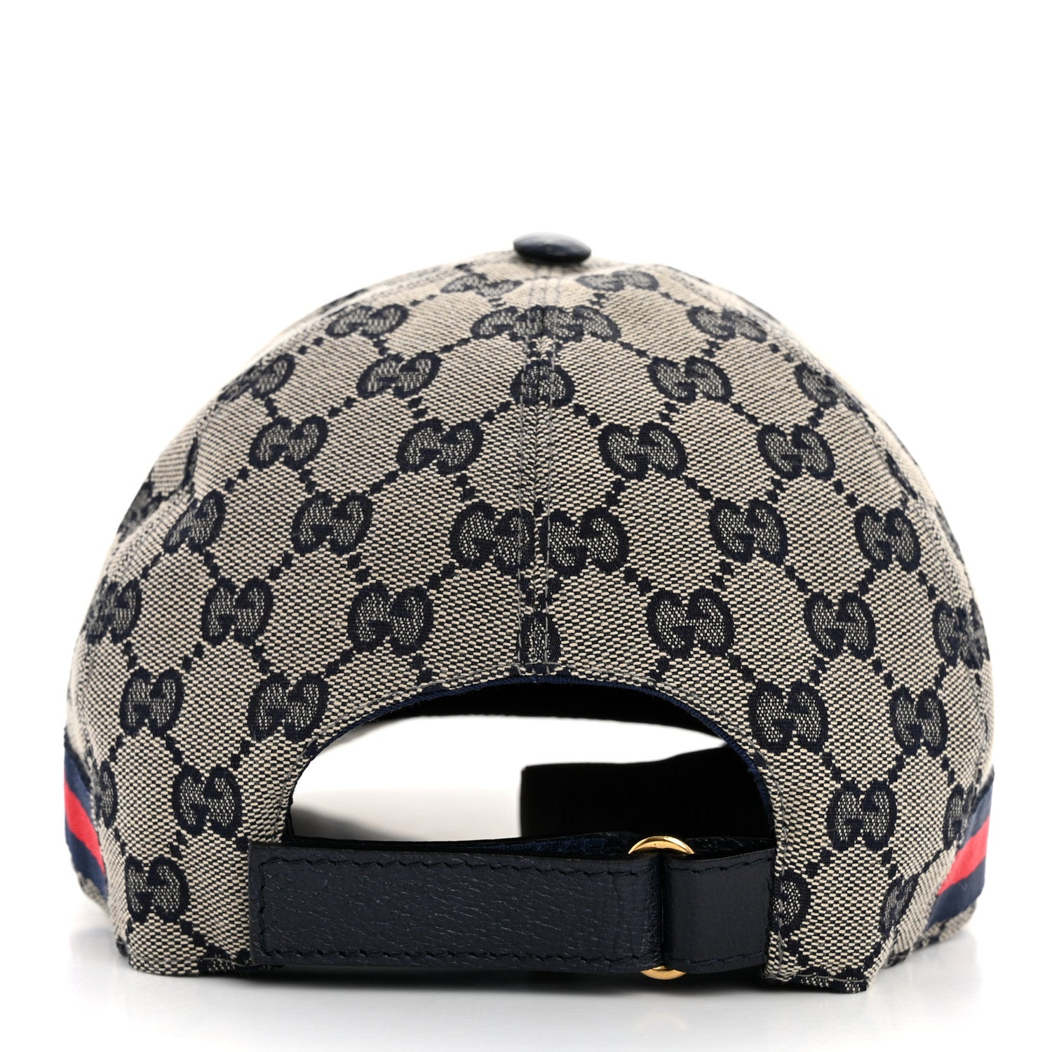 Gucci Monogram Web Baseball Hat XL Beige Blue 5 of 9