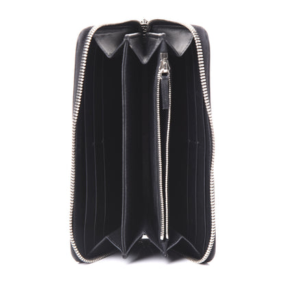 Fendi Vitello Century Hypnoteyes Zip Around Wallet Black 4 of 8