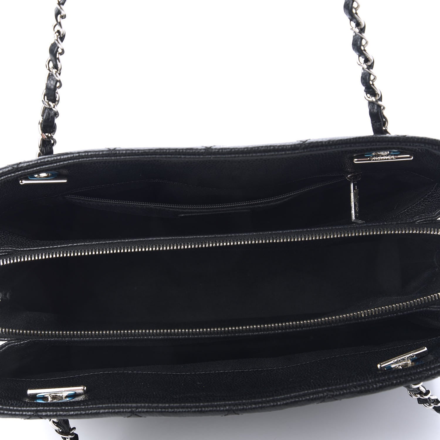 Chanel Caviar Quilted Timeless CC Soft Tote Black 5 of 10