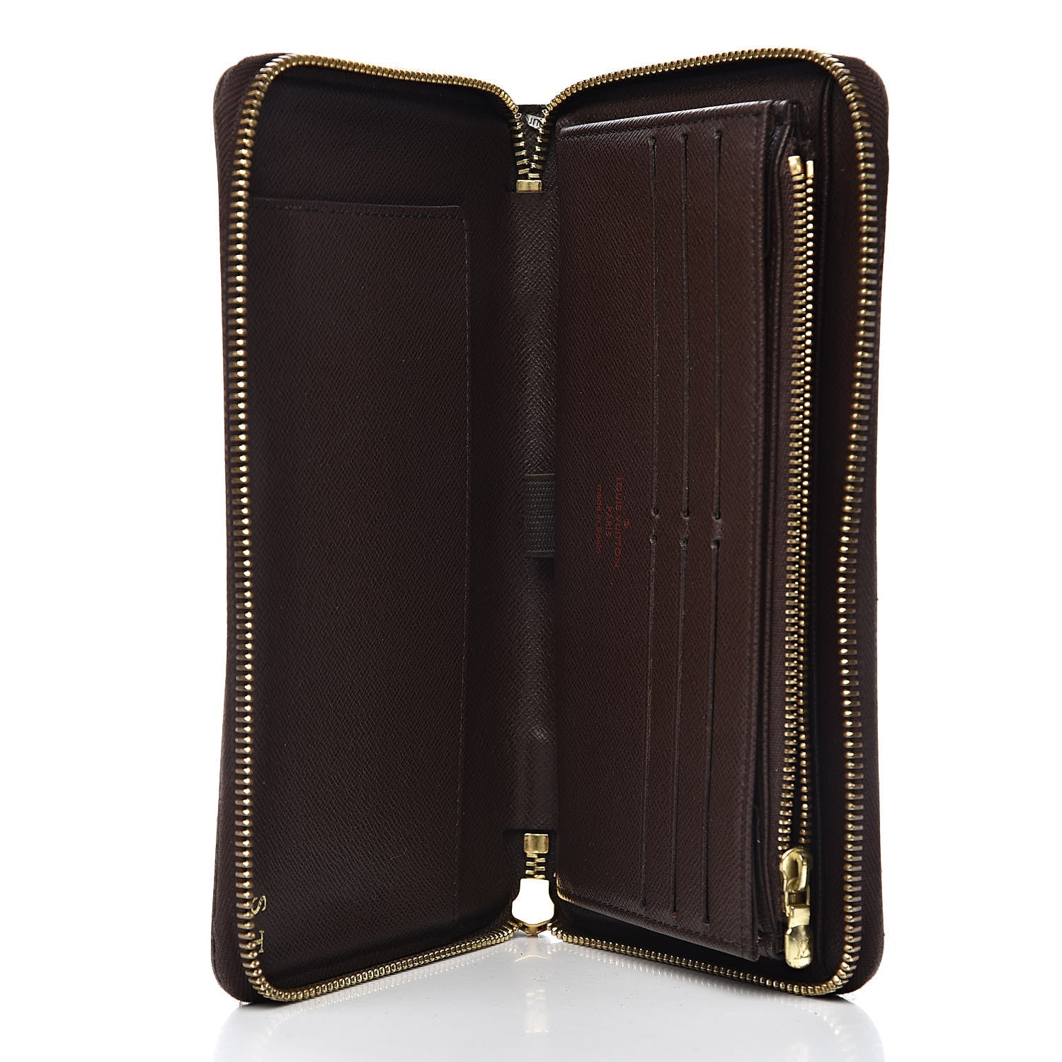 Louis Vuitton Damier Ebene Zippy Organizer Wallet 5 of 14