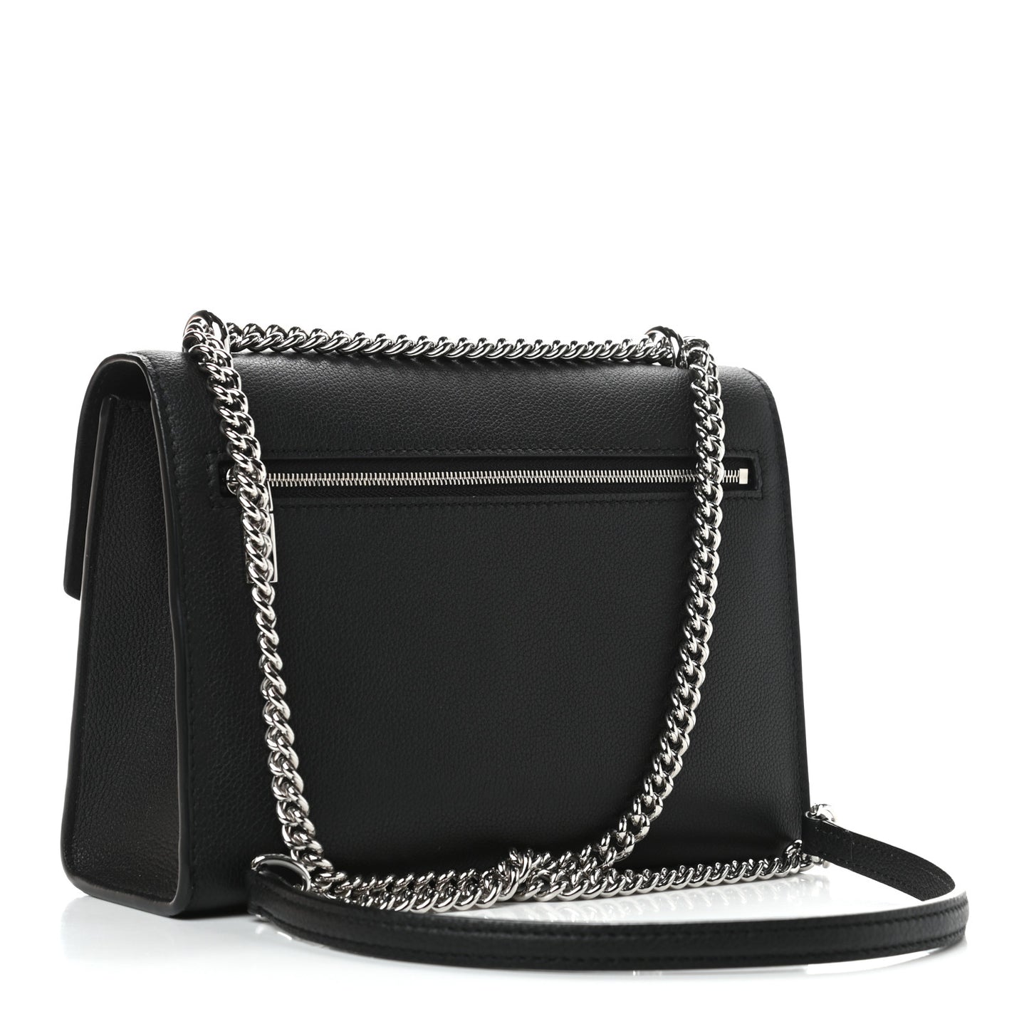 Soft Calfskin My Lockme Chain Bag BB Black