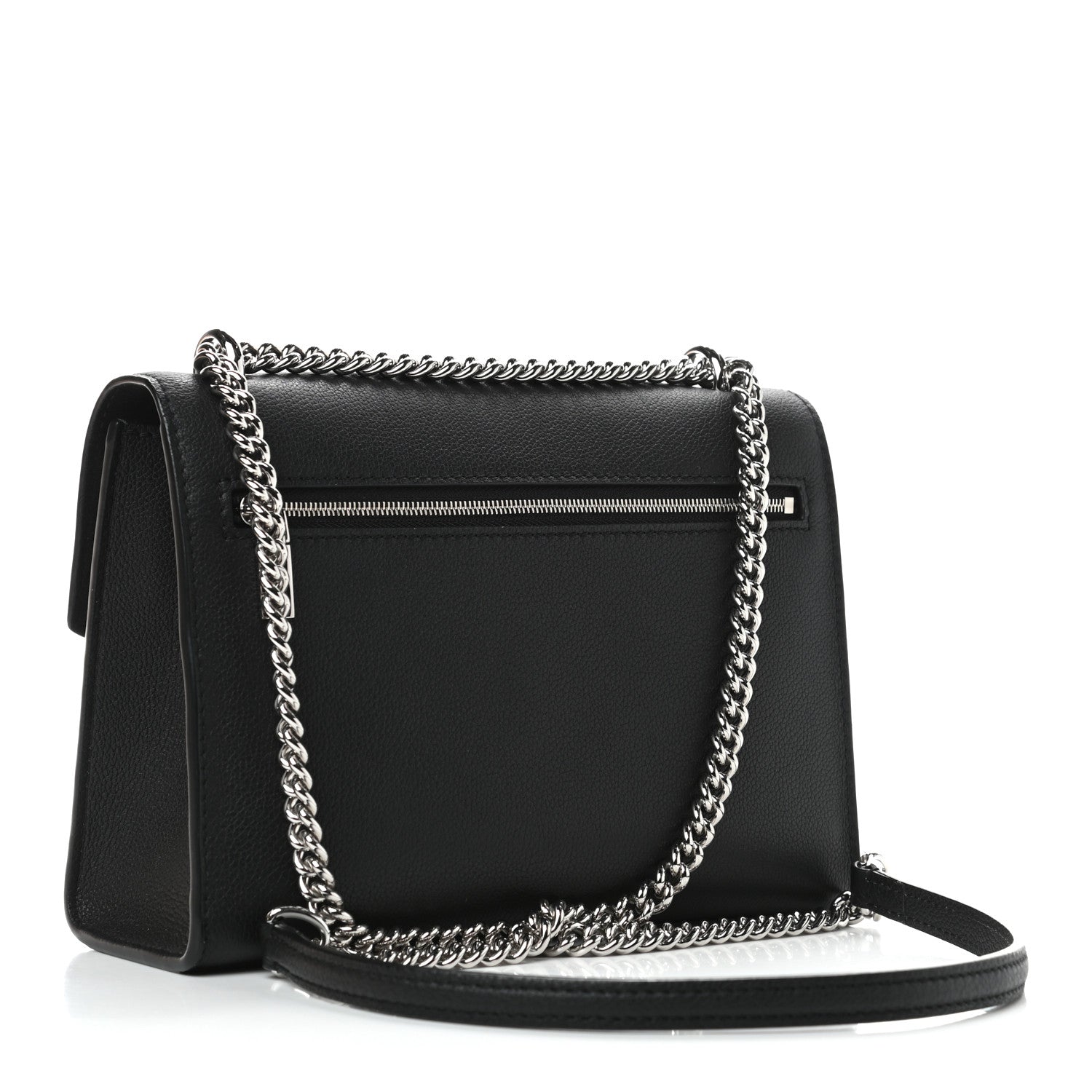 Louis Vuitton Soft Calfskin My Lockme Chain Bag BB Black 3 of 8
