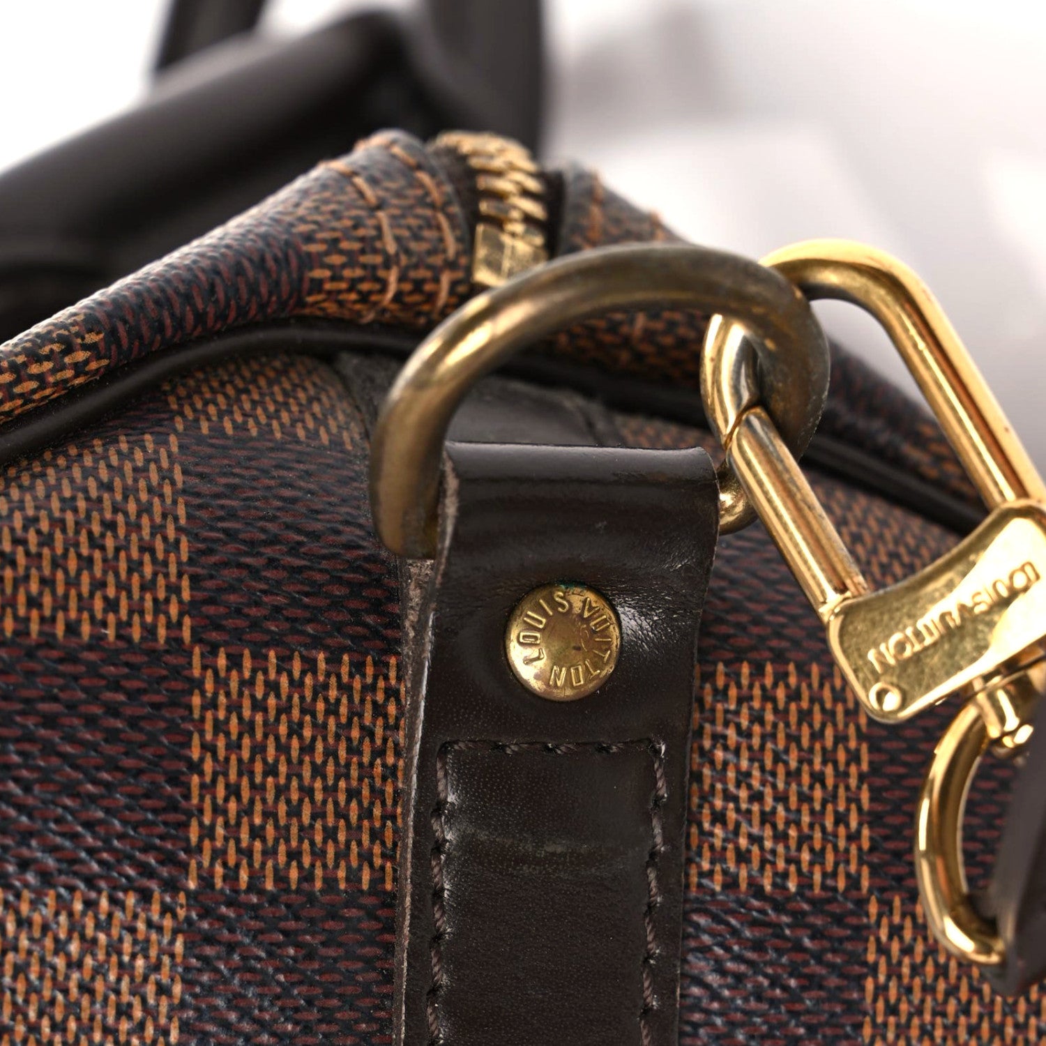 Louis Vuitton Damier Ebene Speedy Bandouliere 30 10 of 21