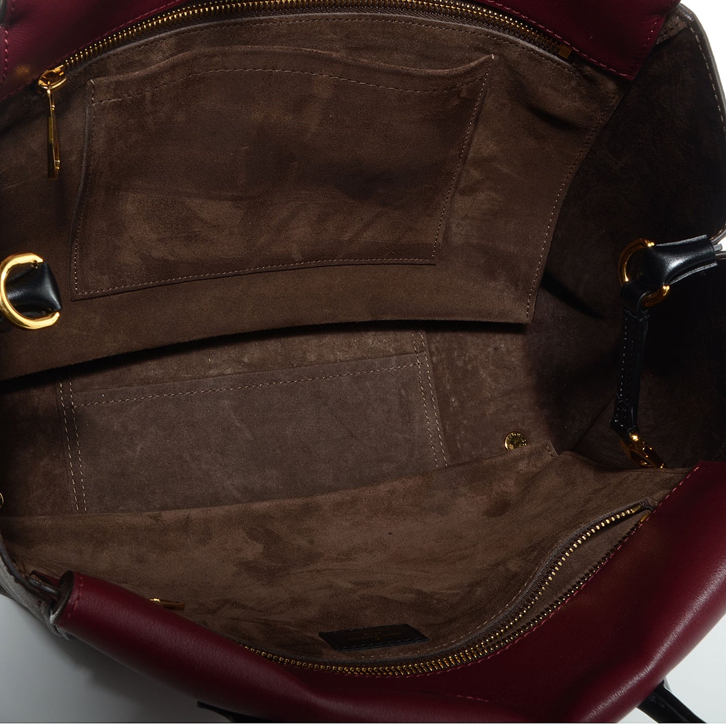 Monogram Cuir Orfevre Tote W PM Prunille