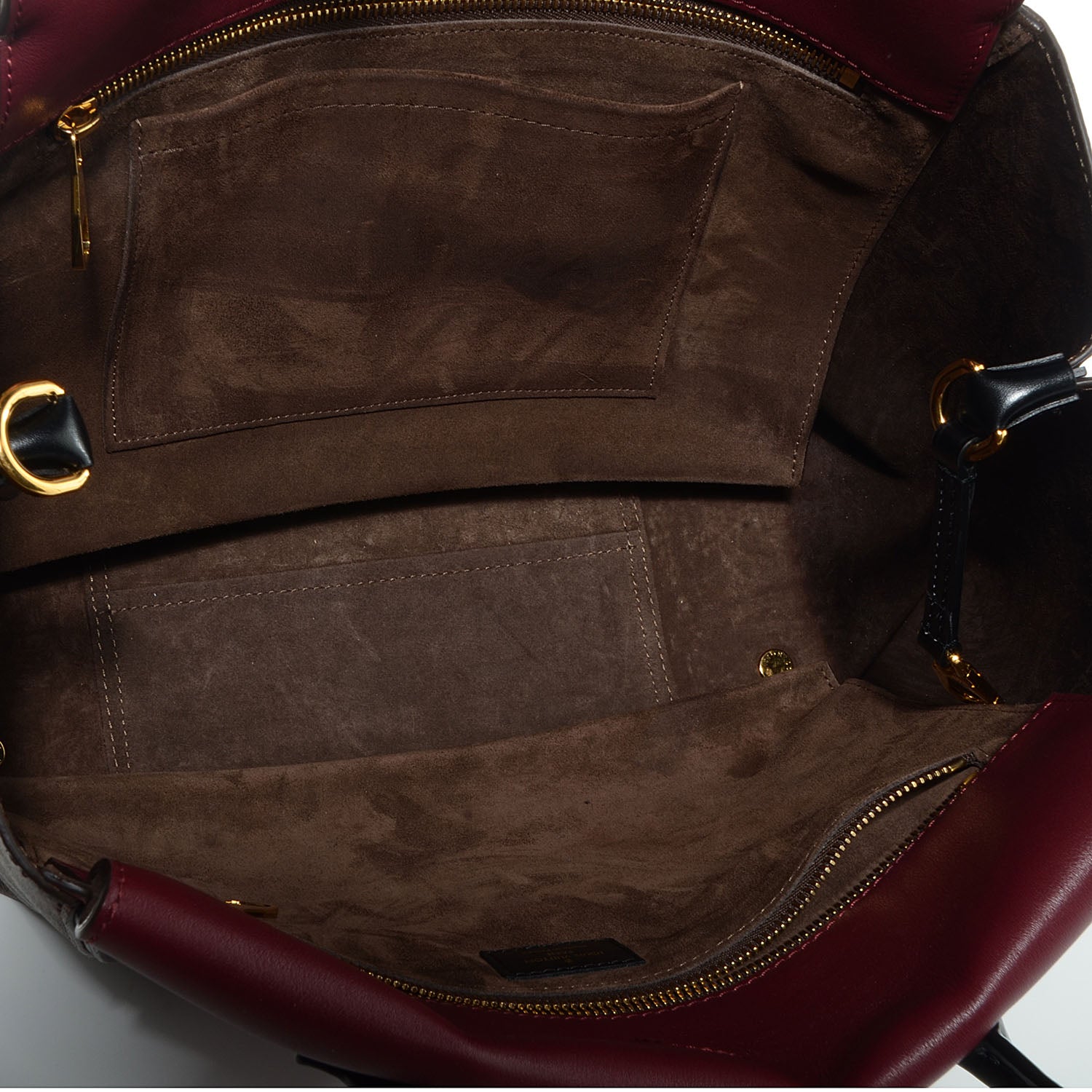 Louis Vuitton Monogram Cuir Orfevre Tote W PM Prunille 5 of 7