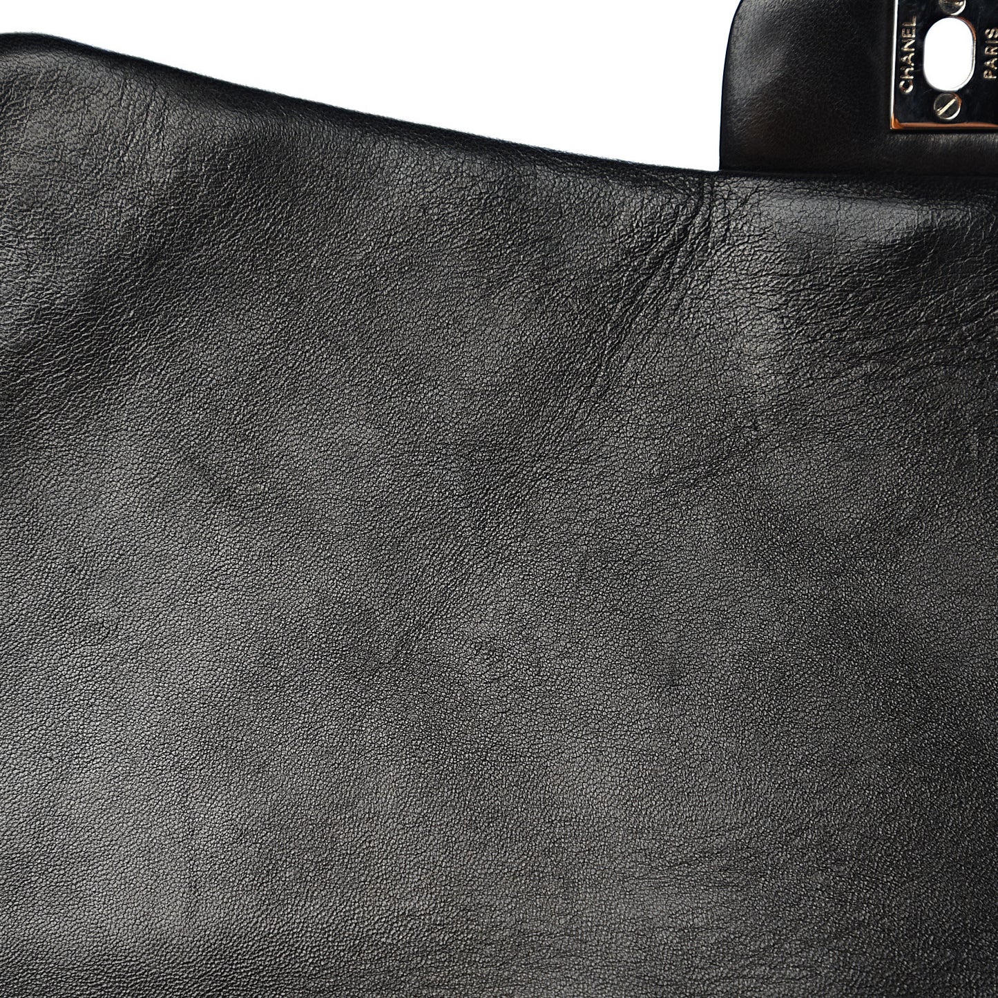 Lambskin Quilted Maxi Single Flap Black