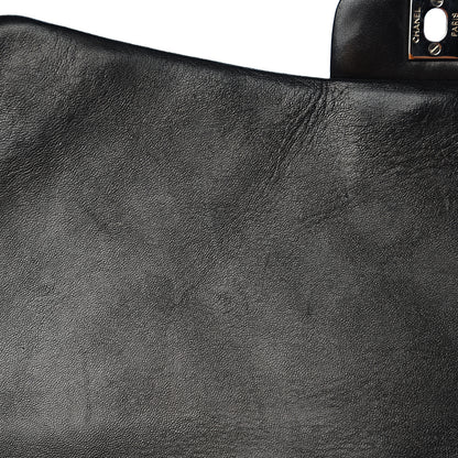 Chanel Lambskin Quilted Maxi Single Flap Black 8 of 12