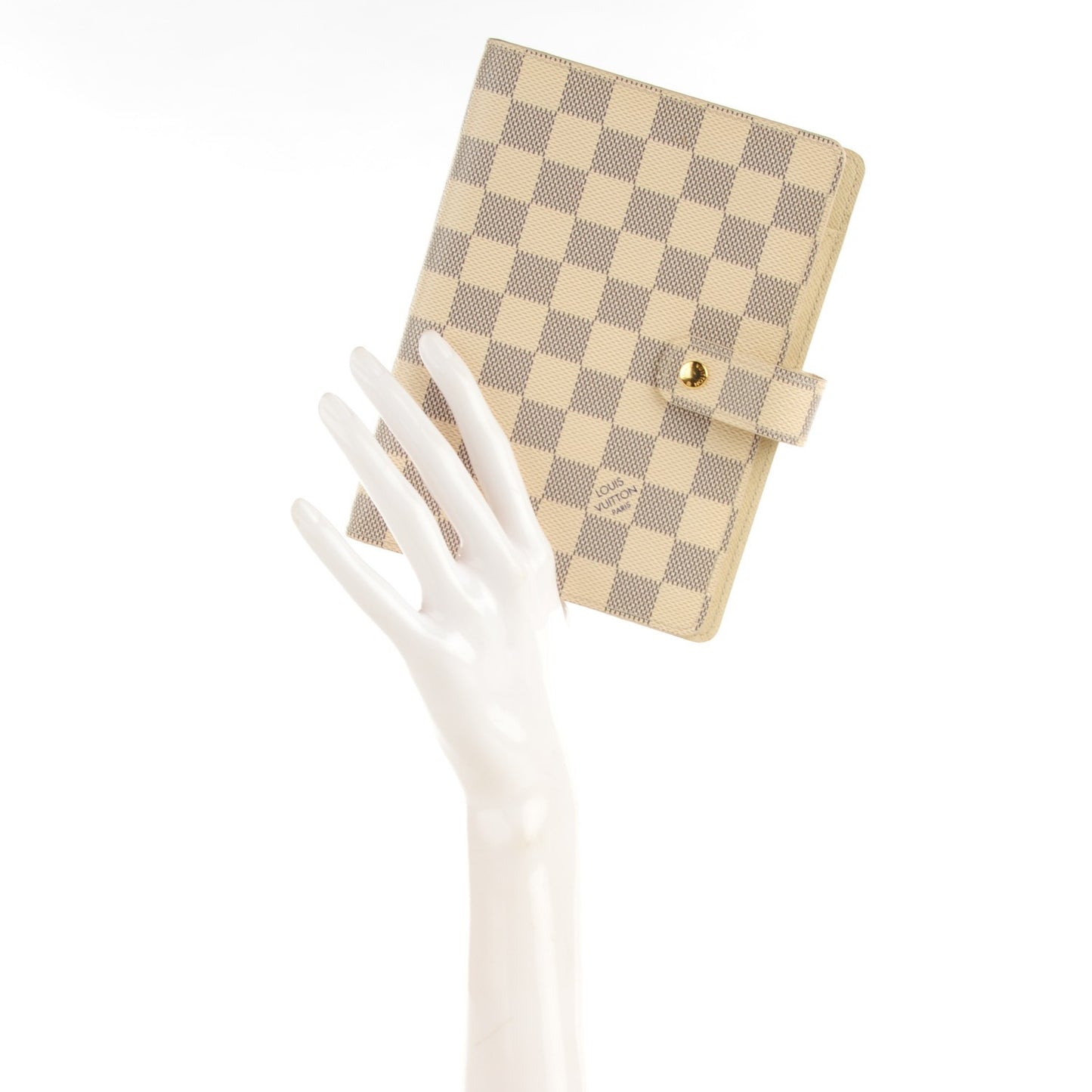 Damier Azur Medium Ring Agenda Cover