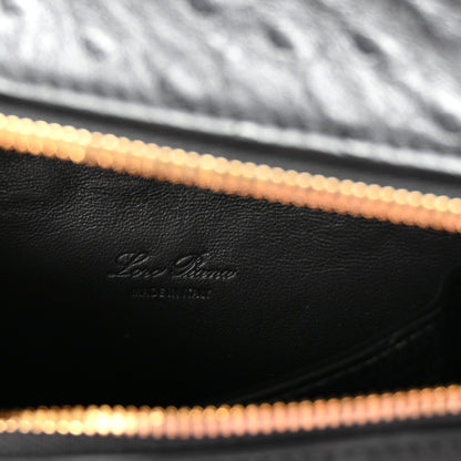 Loro Piana Ostrich Extra Bag L27 Black 6 of 9