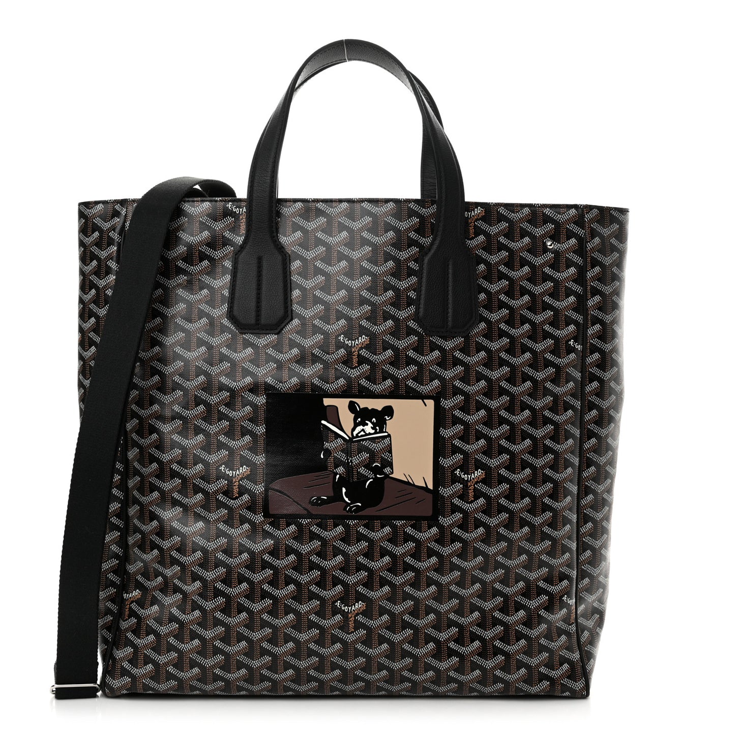Goyardine Voltaire III Tote Black