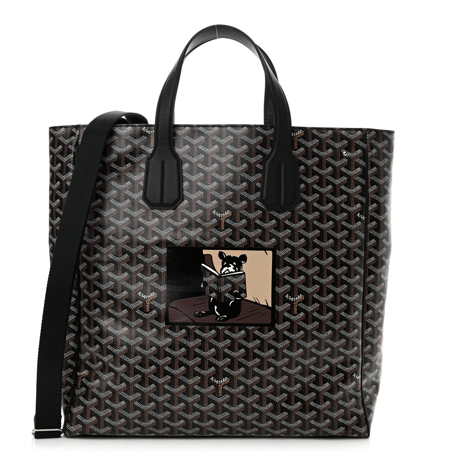 Goyard Goyardine Voltaire III Tote Black 1 of 11