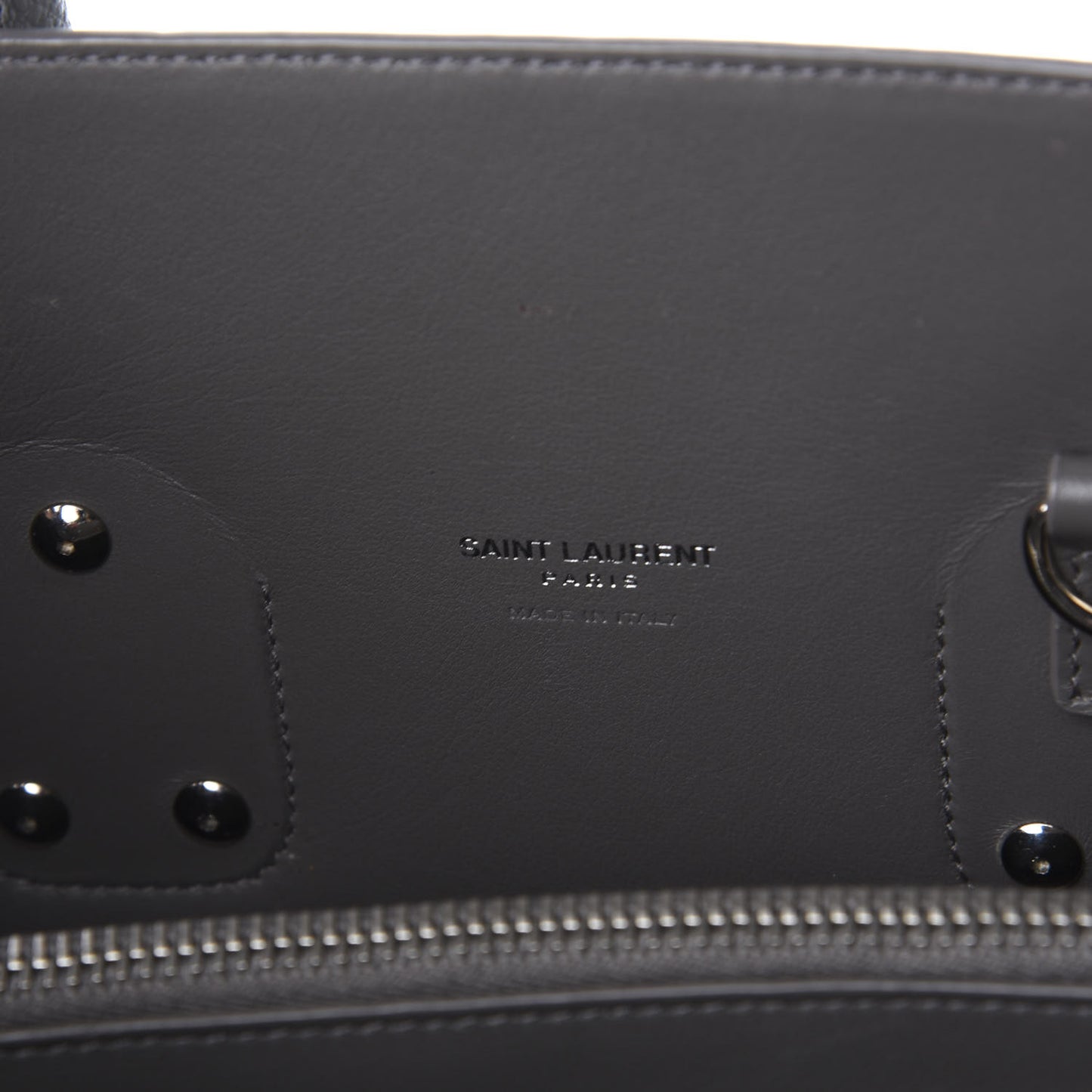 Grained Calfskin Small Sac De Jour Fog