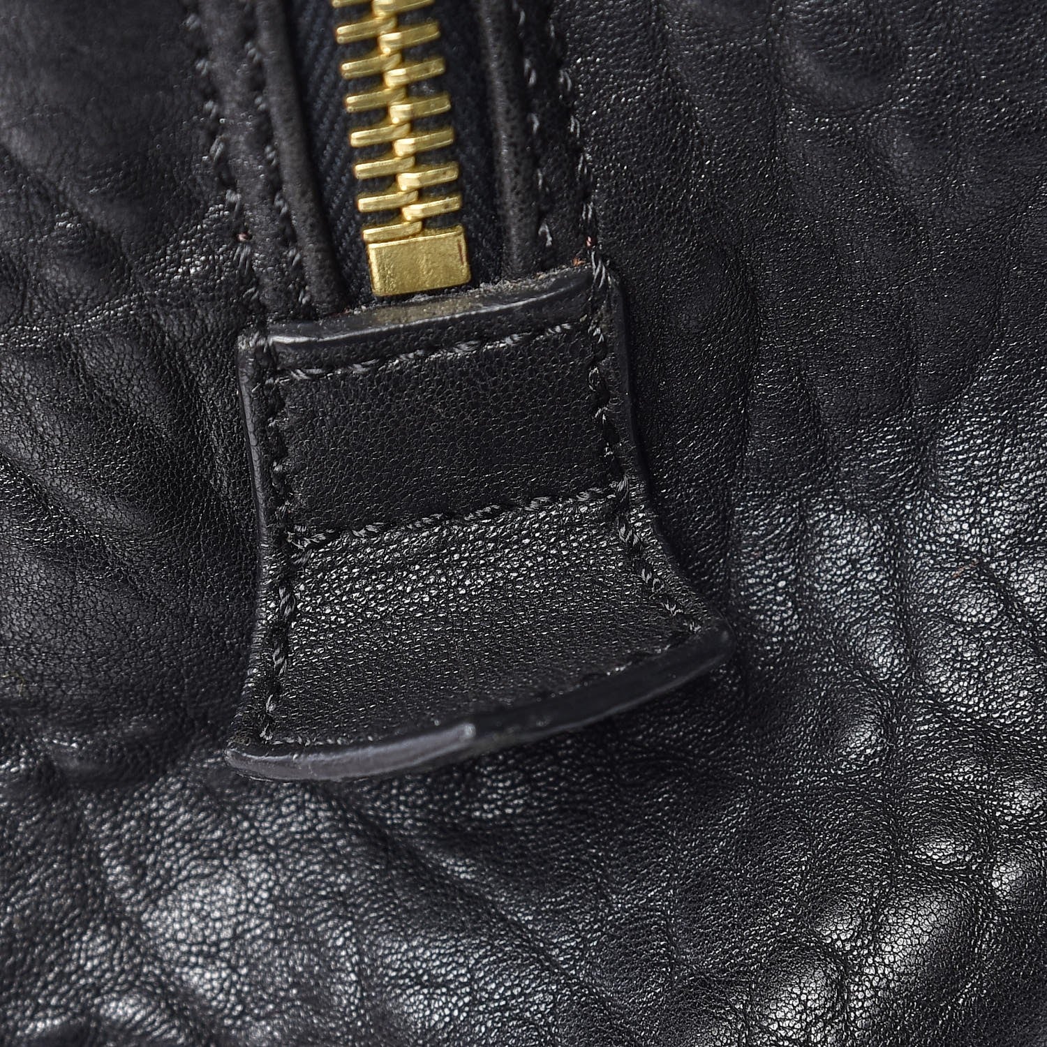 Fendi Crinkled Lambskin Mia Degrade Shopper Black 14 of 17