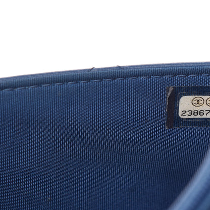 Chanel Lambskin Quilted Trendy CC Wallet On Chain WOC Blue 10 of 14