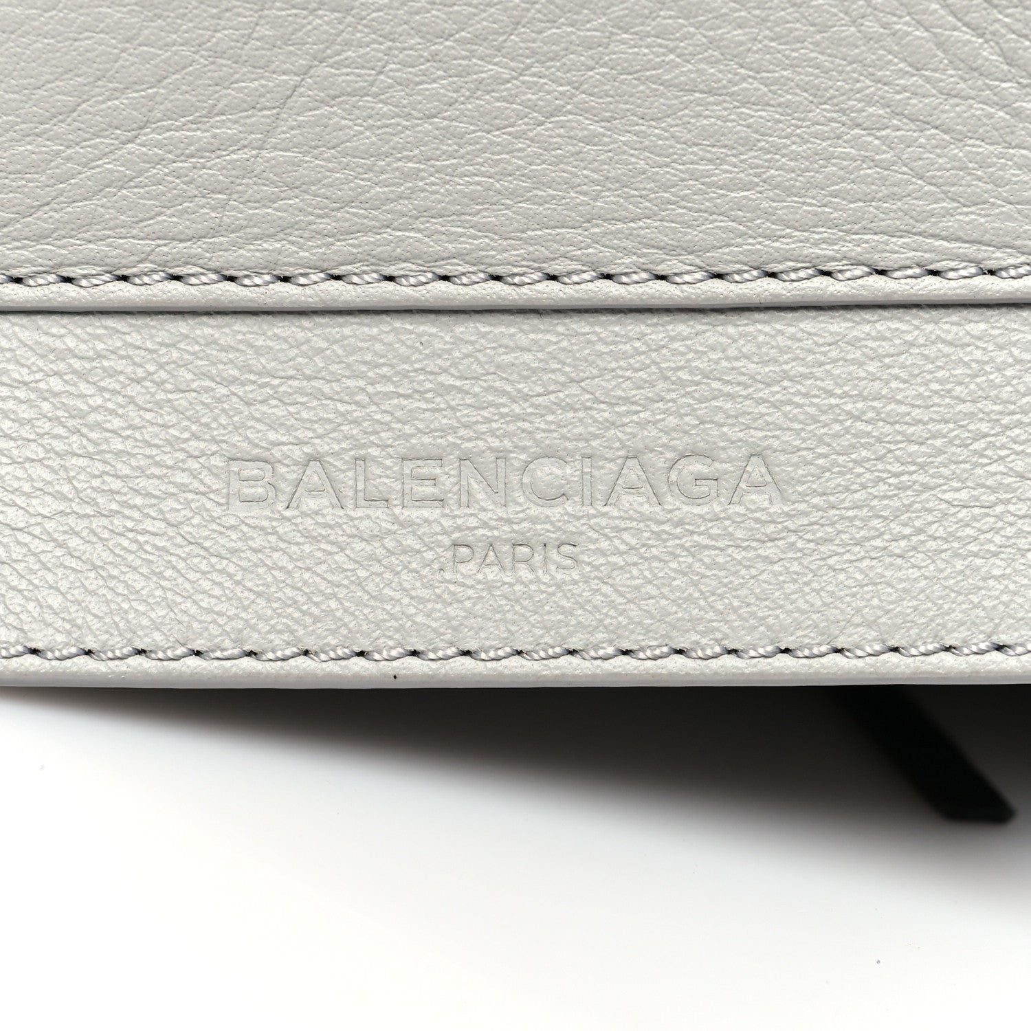 Balenciaga Supple Calfskin Bi-Color Papier A4 Tote White Black 7 of 16