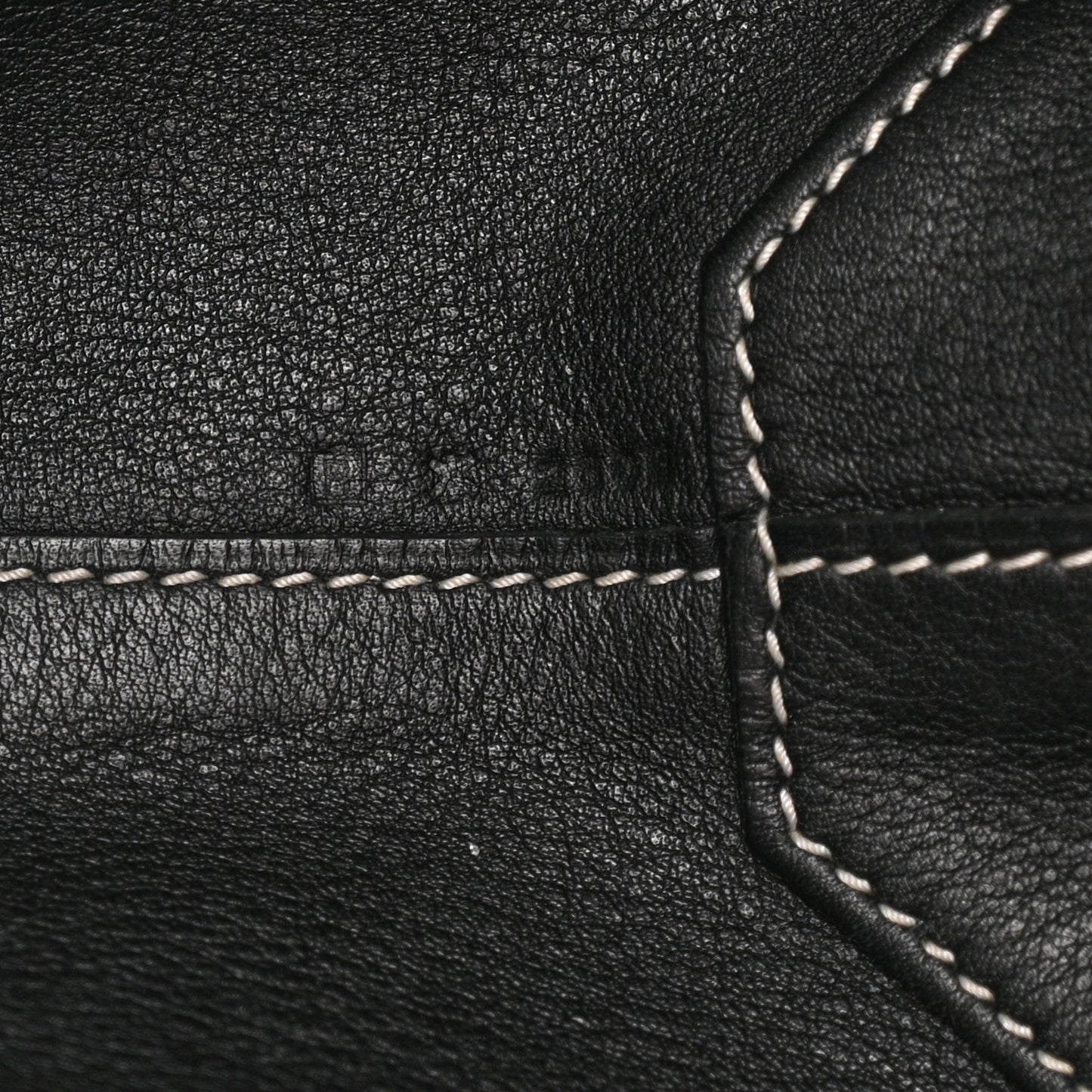 Sikkim Taurillon Clemence Double Sens 36 Reversible Tote Black Graphite