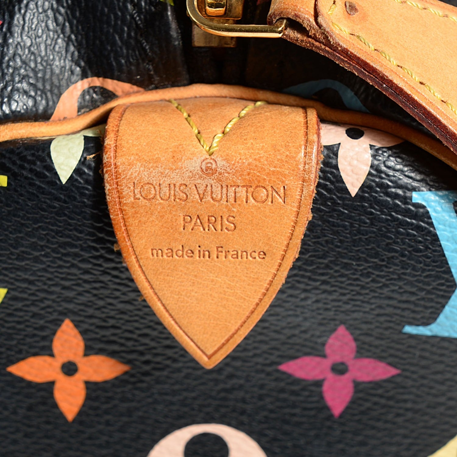 Louis Vuitton Monogram Multicolor Speedy 30 Black 6 of 7