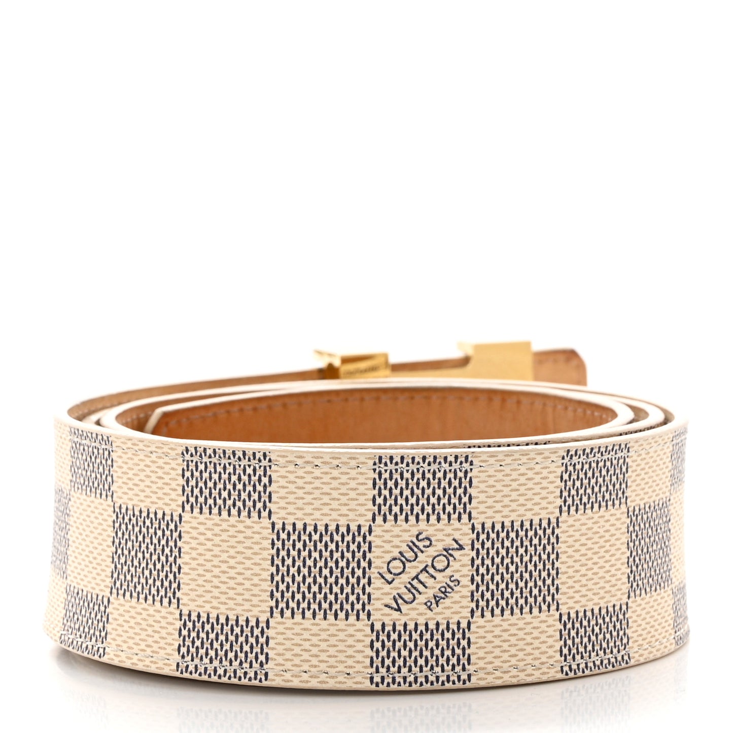 Damier Azur LV Initiales Belt 95 38