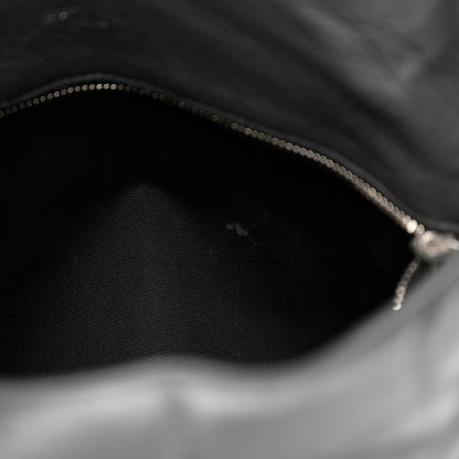 Saint Laurent Calfskin Quilted Medium Loulou Puffer Monogram Chain Satchel Storm 12 of 12