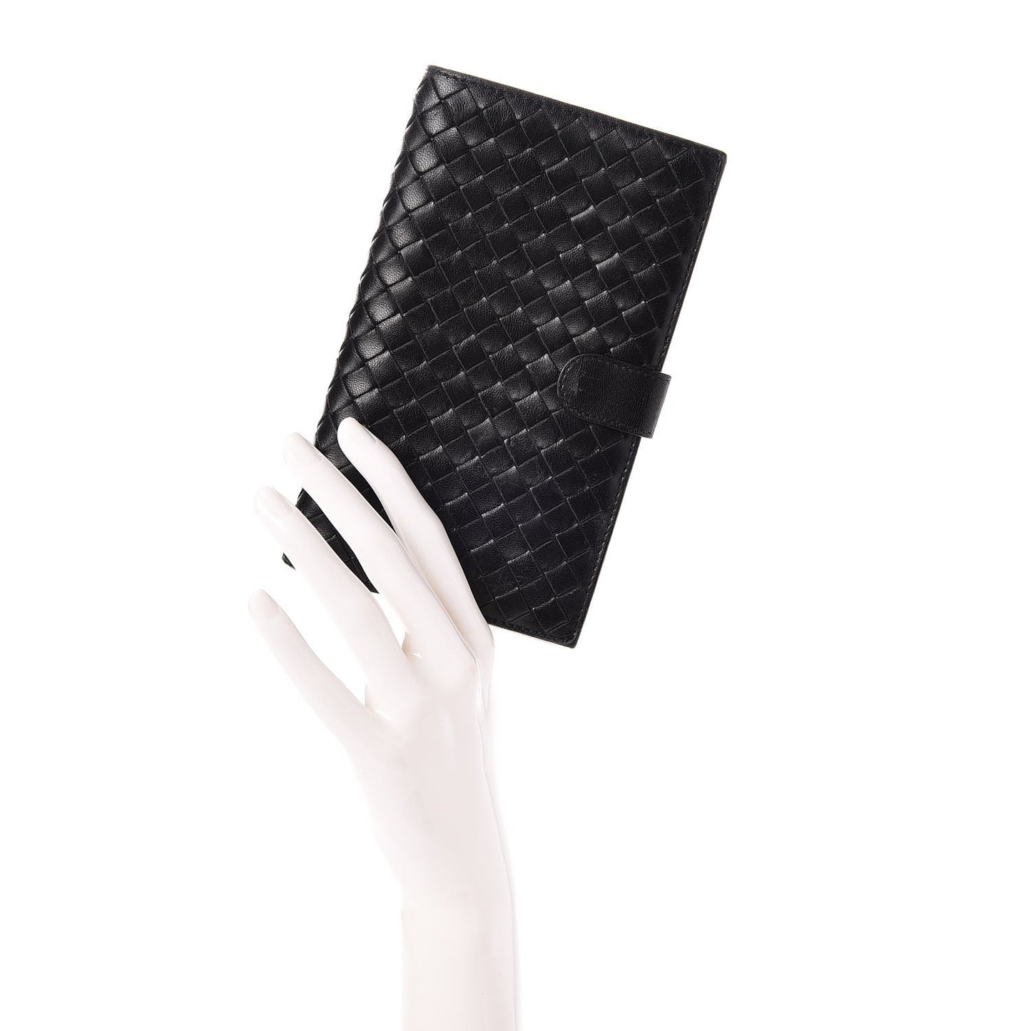 Nappa Intrecciato Continental Wallet Black