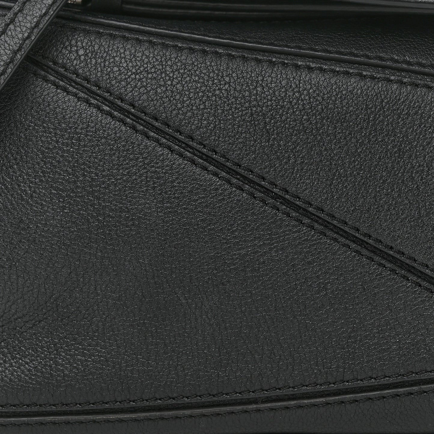 Calfskin Mini Puzzle Bag Black