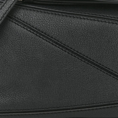 Loewe Calfskin Mini Puzzle Bag Black 8 of 11