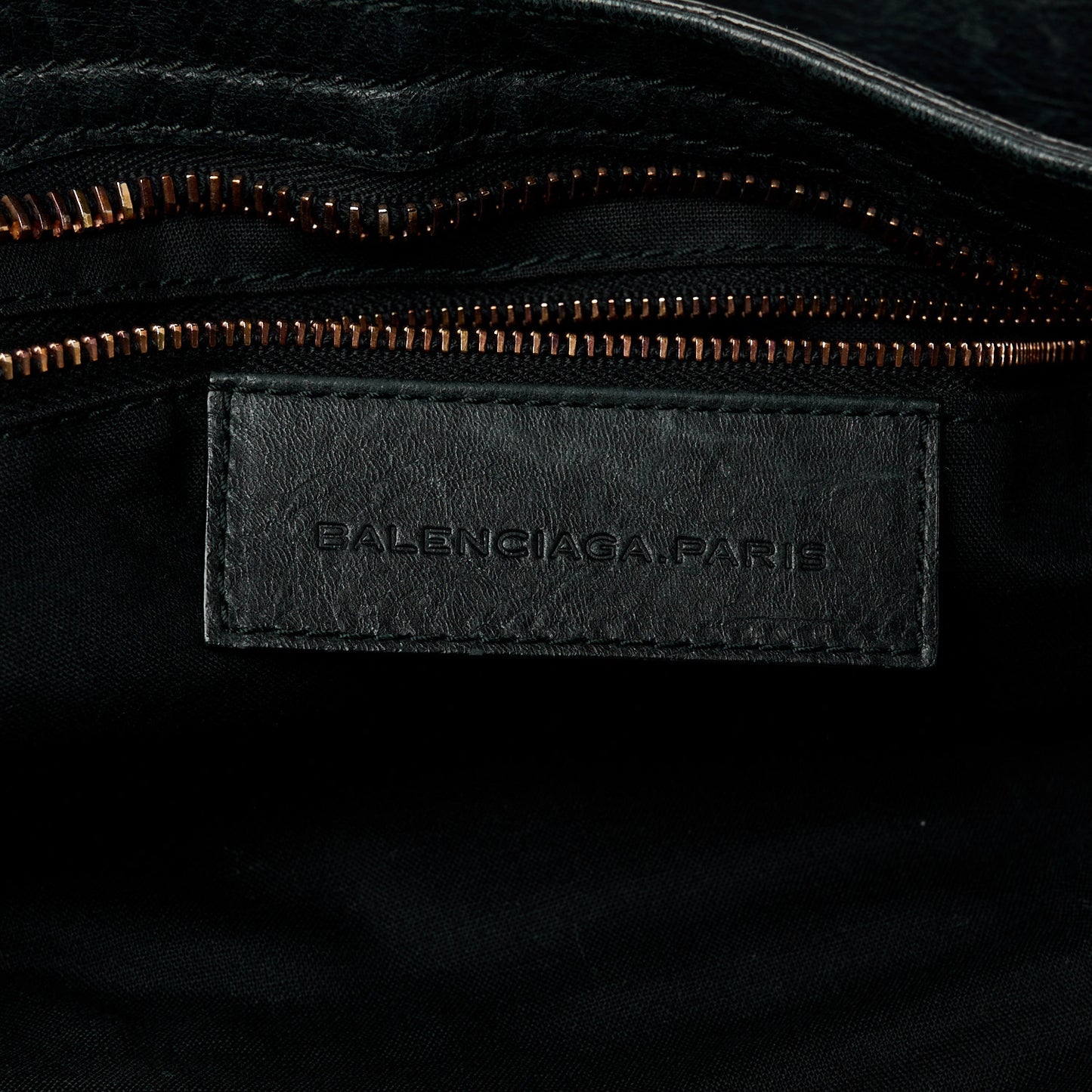 Agneau Giant 21 Rose Gold Hardware City Black