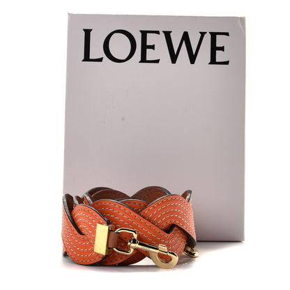 Loewe Calfskin Wavy Stitches Strap Tan Orange 4 of 4