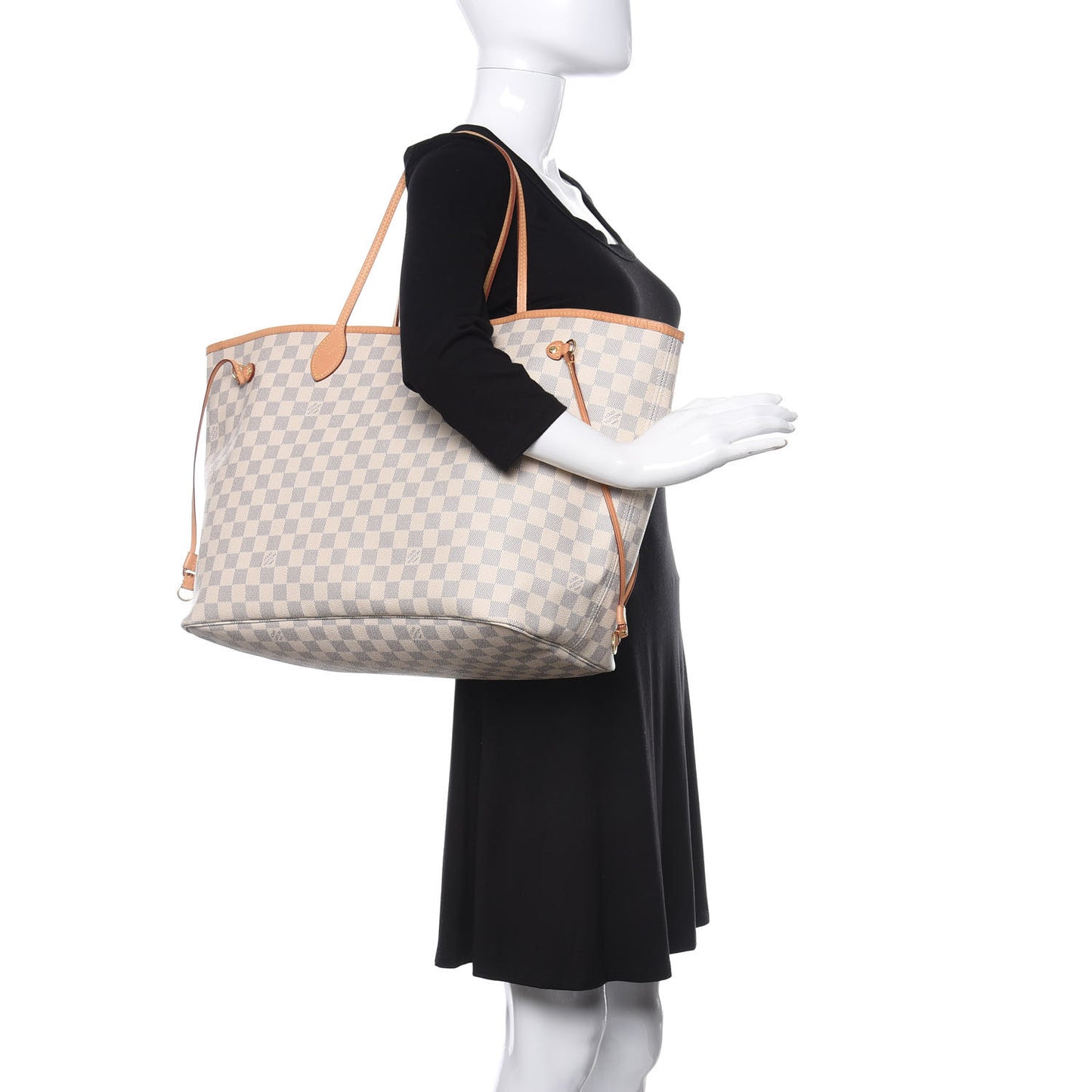 Damier Azur Neo Neverfull GM Rose Ballerine