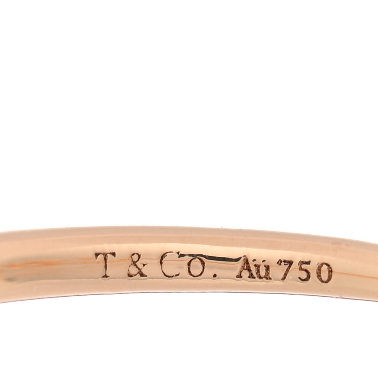 18K Rose Gold Mini Paloma's Graffiti Love Ring 54 7
