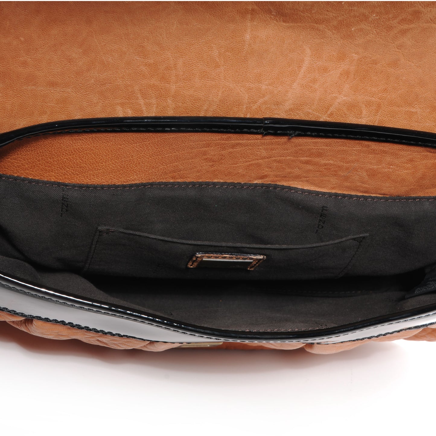 Nappa Patent B Bag Osso Black