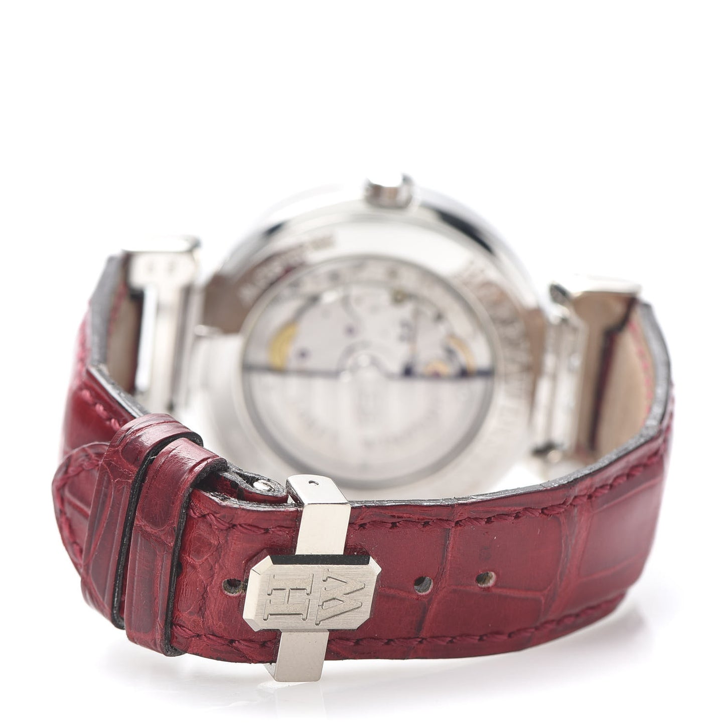 18K White Gold Alligator 37mm Premier Excenter Automatic Watch