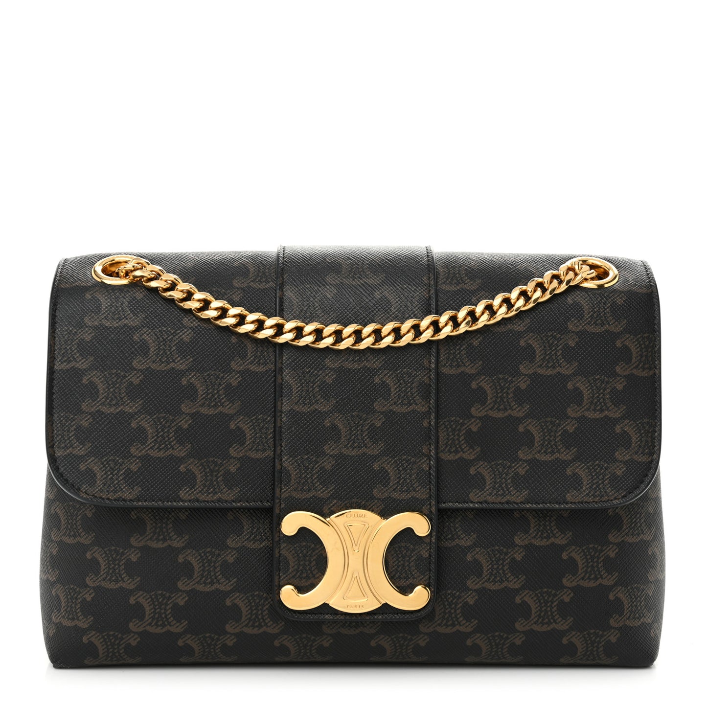 Triomphe Canvas Medium Victoire Tan