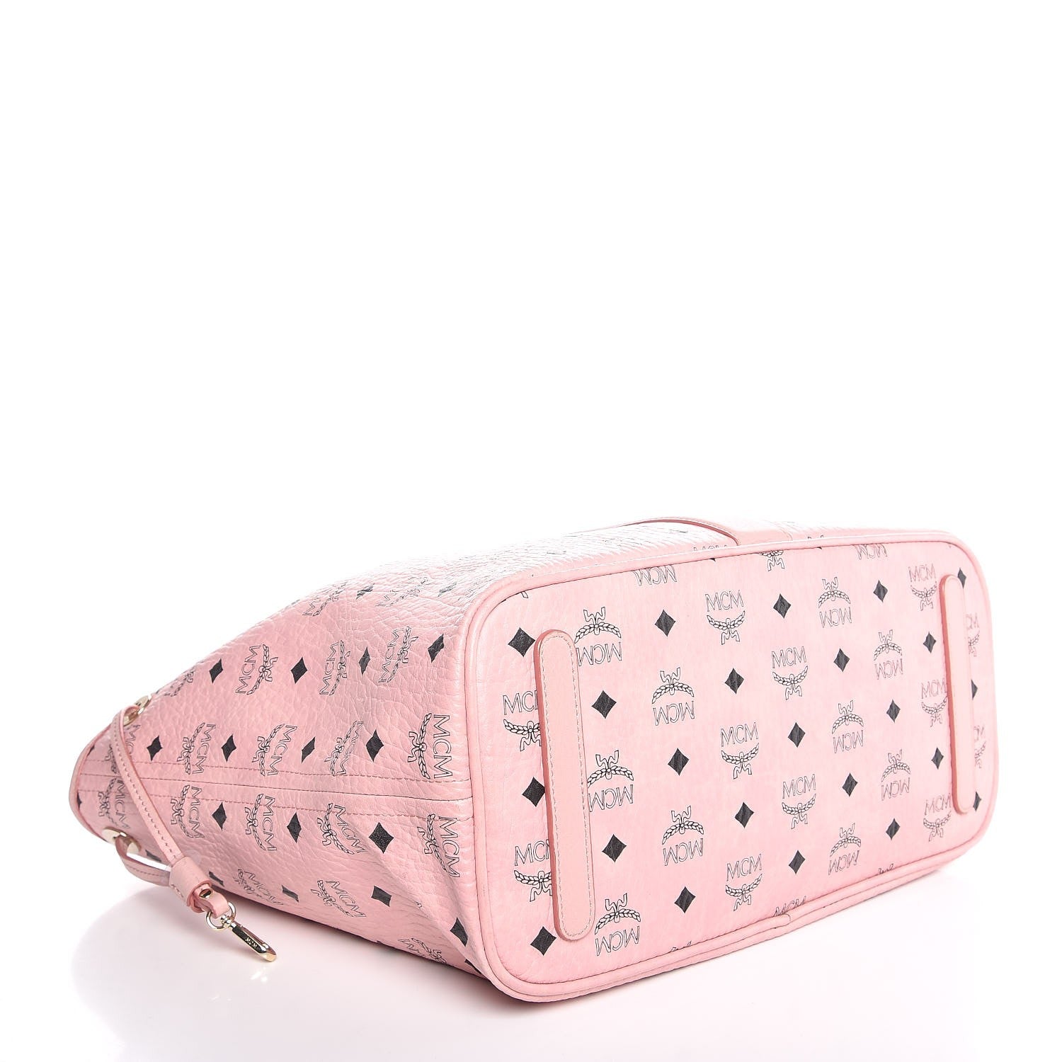 MCM Visetos Medium Reversible Liz Shopper Tote Pink 5 of 12